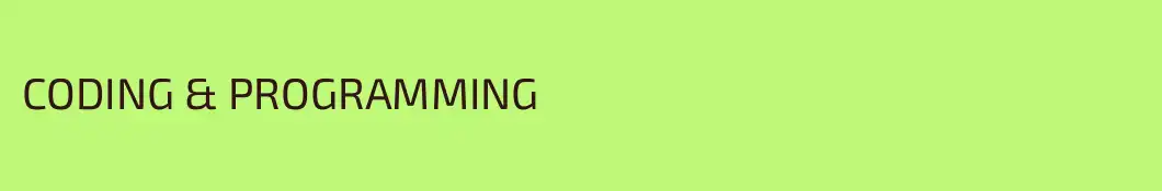 CODING & PROGRAMMING